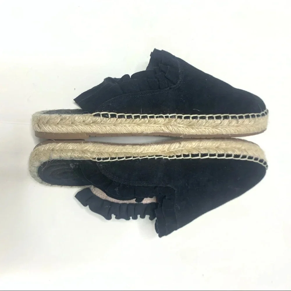 Kate Spade Black Suede Slide Size 5